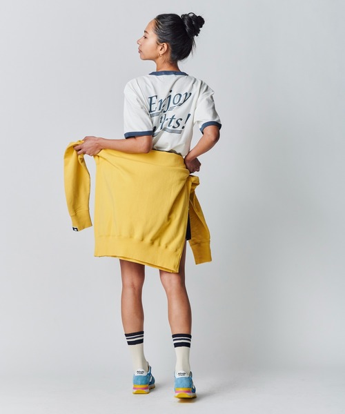 Atlantic STARS(アトランティックスターズ)の「ATLANTIC STARS WEAR | RINGER TEE / リンガーTシャツ(Tシャツ/カットソー・メンズ・インディゴブルー/グリーン・S/L/M)」の17枚目の写真