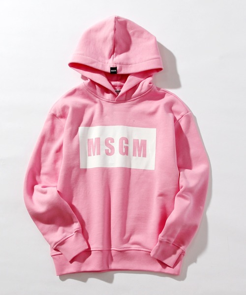 MSGM（エムエスジーエム）の「MSGM(エムエスジーエム)Kids & Junior プールオーバーパーカー（パーカー・キッズ・ブラック/グレー/レッド/ブルー/ライトピンク/ネイビー/ピンク/フューシャピンク・12Y/14Y/10Y/6Y/4Y/8Y）」の6枚目の写真