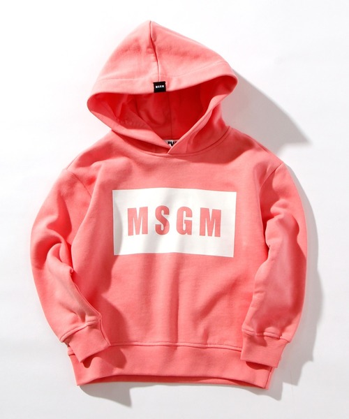 MSGM（エムエスジーエム）の「MSGM(エムエスジーエム)Kids & Junior プールオーバーパーカー（パーカー・キッズ・ブラック/グレー/レッド/ブルー/ライトピンク/ネイビー/ピンク/フューシャピンク・12Y/14Y/10Y/6Y/4Y/8Y）」の5枚目の写真