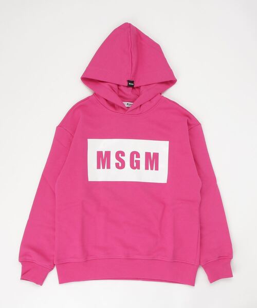 MSGM（エムエスジーエム）の「MSGM(エムエスジーエム)Kids & Junior プールオーバーパーカー（パーカー・キッズ・ブラック/グレー/レッド/ブルー/ライトピンク/ネイビー/ピンク/フューシャピンク・12Y/14Y/10Y/6Y/4Y/8Y）」の13枚目の写真