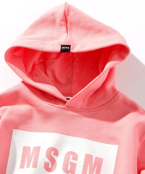 MSGM（エムエスジーエム）の「MSGM(エムエスジーエム)Kids & Junior プールオーバーパーカー（パーカー・キッズ・ブラック/グレー/レッド/ブルー/ライトピンク/ネイビー/ピンク/フューシャピンク・12Y/14Y/10Y/6Y/4Y/8Y）」の20枚目の写真