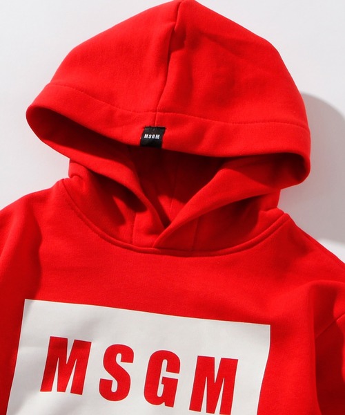 MSGM（エムエスジーエム）の「MSGM(エムエスジーエム)Kids & Junior プールオーバーパーカー（パーカー・キッズ・ブラック/グレー/レッド/ブルー/ライトピンク/ネイビー/ピンク/フューシャピンク・12Y/14Y/10Y/6Y/4Y/8Y）」の16枚目の写真