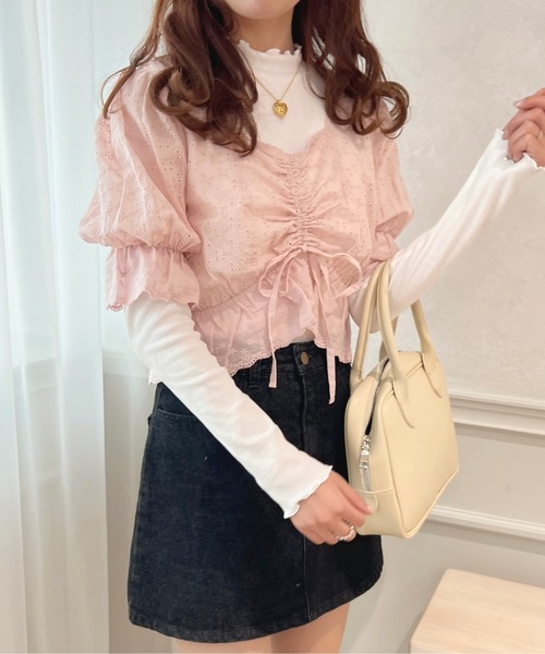 apres jour（アプレジュール）の「チロルブラウス＋ロンTセット