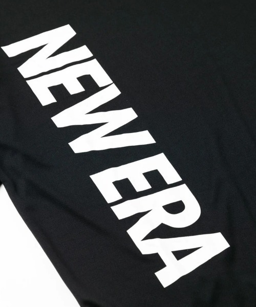 NEW ERA(ニューエラ)の「【NEW ERA】半袖 テック Tシャツ バーチカルロゴ NEW ERA(Tシャツ/カットソー・メンズ・ライム/ホワイト×ブラック/ブラック×ホワイト/ブラック×ライム・S/M/L/XL)」の11枚目の写真