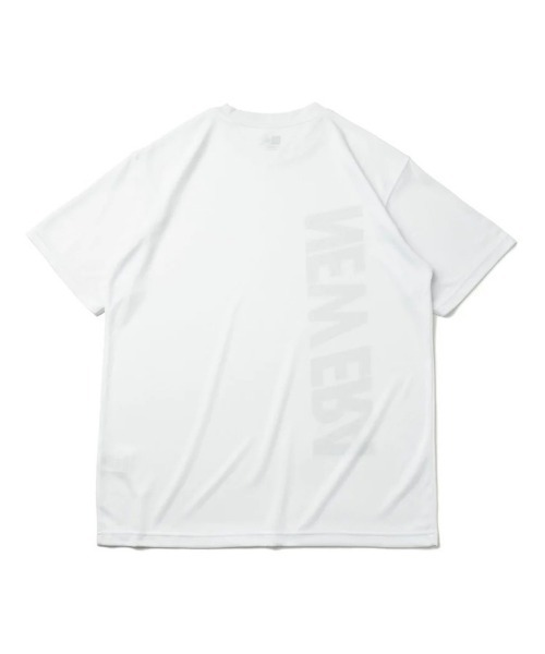 NEW ERA(ニューエラ)の「【NEW ERA】半袖 テック Tシャツ バーチカルロゴ NEW ERA(Tシャツ/カットソー・メンズ・ライム/ホワイト×ブラック/ブラック×ホワイト/ブラック×ライム・S/M/L/XL)」の9枚目の写真