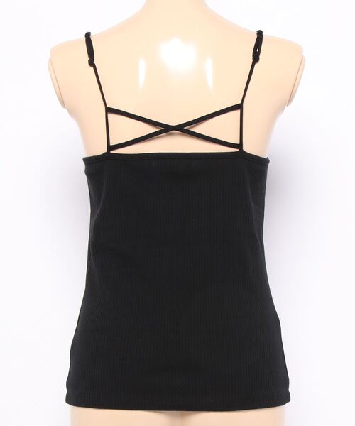 archives(アルシーヴ)の「パット付きダブルストラップキャミソール(キャミソール・レディース・グリーン系その他/ブラック/オフホワイト/パープル・MEDIUM)」の6枚目の写真