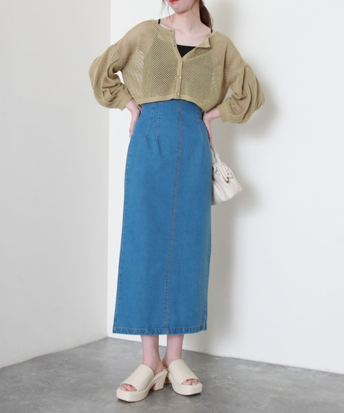 archives(アルシーヴ)の「パット付きダブルストラップキャミソール(キャミソール・レディース・グリーン系その他/ブラック/オフホワイト/パープル・MEDIUM)」の15枚目の写真