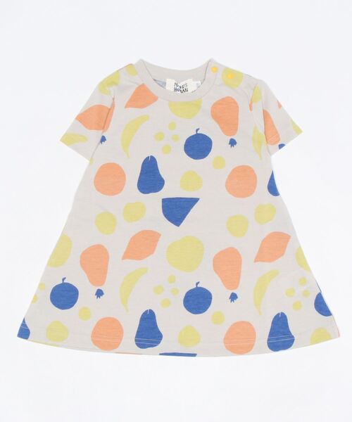 HOGAN RANCH WEAR（ホーガンランチウエア）の「キャンディーペーパーハンソデワンピース（80～150cm）（ワンピース・キッズ・ホワイト/ライトブルー/グレー/オフホワイト/ピンク/イエロー/グリーン/ピンク系その他/ライトピンク・90/100/110/120/80/130/95/140/150）」の4枚目の写真