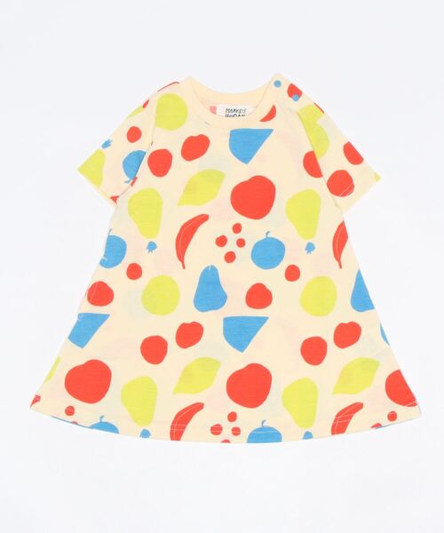 HOGAN RANCH WEAR（ホーガンランチウエア）の「キャンディーペーパーハンソデワンピース（80～150cm）（ワンピース・キッズ・ホワイト/ライトブルー/グレー/オフホワイト/ピンク/イエロー/グリーン/ピンク系その他/ライトピンク・90/100/110/120/80/130/95/140/150）」の3枚目の写真