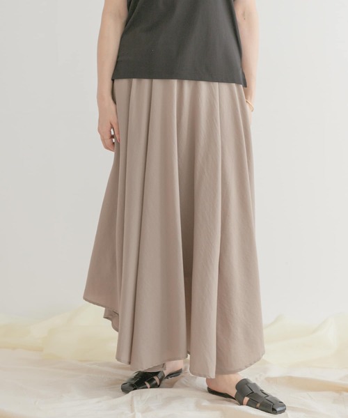 ITEMS URBANRESEARCH（アイテムズ アーバンリサーチ）の「ハイウエストイレヘムスカート（スカート・レディース・ベージュ/ネイビー/グリーン/ピンク・FREE）」の19枚目の写真