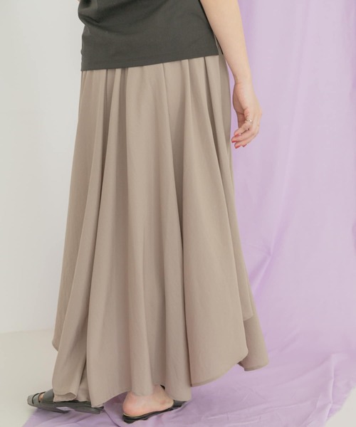 ITEMS URBANRESEARCH（アイテムズ アーバンリサーチ）の「ハイウエストイレヘムスカート（スカート・レディース・ベージュ/ネイビー/グリーン/ピンク・FREE）」の22枚目の写真