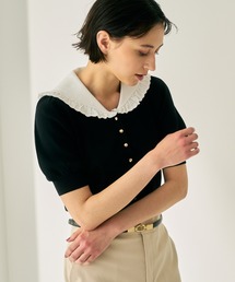 ANAYI | レーシー衿　カーディガン(ニット/セーター)
