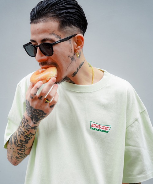 Subciety(サブサエティ)の「DOUGH BOY TEE(Tシャツ/カットソー・メンズ・グリーン/ブラック/ホワイト・LARGE/X-LARGE/SMALL/MEDIUM/XX-LARGE)」の3枚目の写真