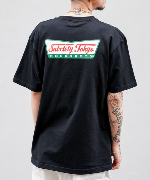 Subciety(サブサエティ)の「DOUGH BOY TEE(Tシャツ/カットソー・メンズ・グリーン/ブラック/ホワイト・LARGE/X-LARGE/SMALL/MEDIUM/XX-LARGE)」の1枚目の写真