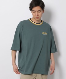 LAKOLE | ラインリブ刺繍Tシャツ / 277540(Tシャツ/カットソー)