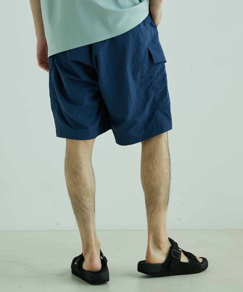 通販生活 ファッション ADAM ET ROPE'（アダムエロペ）の「ナイロン イージー ワイド パンツ