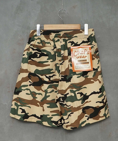 JOKER（ジョーカー）の「【JOKER】ワイド ワークショーツ シェフショーツ イージーパンツ タック チノパン 総柄  春服 ショートパンツ（チノパンツ・メンズ・ブラック/ベージュ/グレー/ネイビー/ブラウン/アイボリー/カーキ/カモフラージュ/ストライプ/インディゴブルー/ネイビー系1/ワンウォッシュ・LL/M/L）」の21枚目の写真