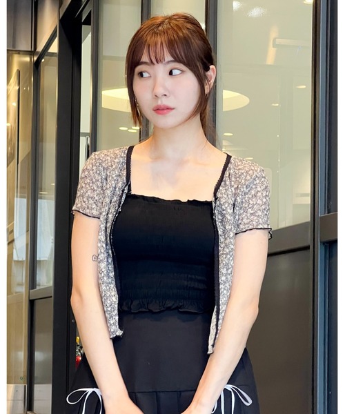 3.3 Field Trip (3.3フィールドトリップ)の「3.3Field Trip/SMOKING TUBETOP 2298317(チューブトップ・レディース・ブラック/アイボリー/カーキ・FREE)」の19枚目の写真