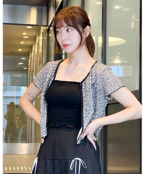 3.3 Field Trip (3.3フィールドトリップ)の「3.3Field Trip/SMOKING TUBETOP 2298317(チューブトップ・レディース・ブラック/アイボリー/カーキ・FREE)」の18枚目の写真