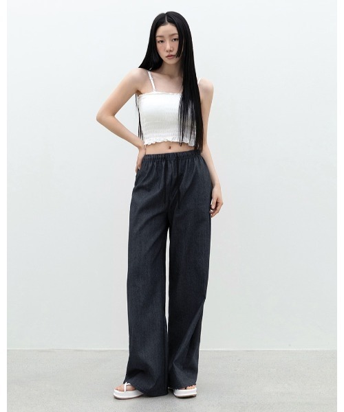 トップス tope tubetop Simple Solid Color Tube Top And Shorts Two Piece Set