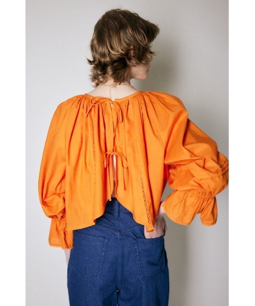 MOUSSY(マウジー)の「2WAY BOLERO シャツ(シャツ/ブラウス・レディース・ブラック/オフホワイト/オレンジ・FREE)」の16枚目の写真