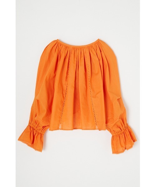 MOUSSY(マウジー)の「2WAY BOLERO シャツ(シャツ/ブラウス・レディース・ブラック/オフホワイト/オレンジ・FREE)」の14枚目の写真