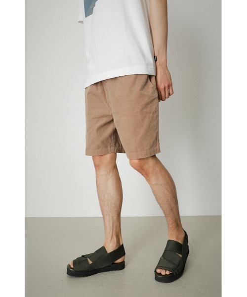 AZUL by moussy（アズールバイマウジー）の「SUMMER CORDUROY SHORTS/サマーコーデュロイショーツ（その他パンツ・メンズ・ベージュ/ライトブルー/ライトピンク・MEDIUM/LARGE）」の4枚目の写真