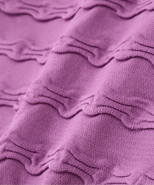 N.（N. Natural Beauty Basic）（エヌエヌナチュラルビューティーベーシック）の「◆ウェーブパターンニット（ニット/セーター・レディース・オフホワイト/ピンク/ブルー・MEDIUM）」の18枚目の写真