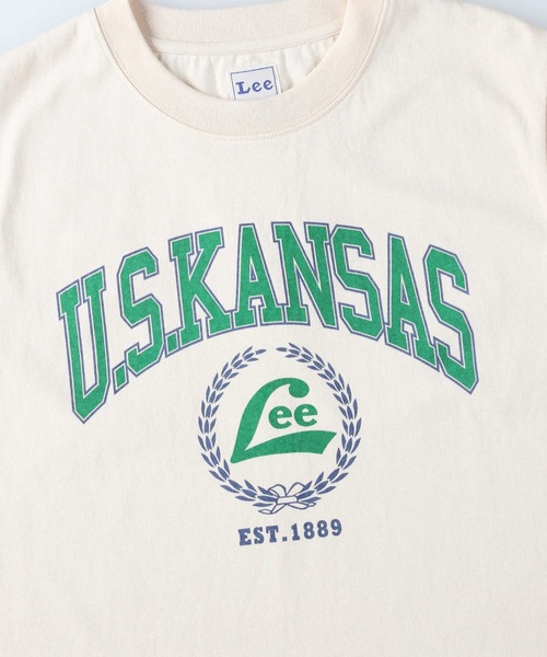 Lee（リー）の「【Lee】ノースリカレッジプリントＴシャツ（Tシャツ/カットソー・レディース・ホワイト・M/L）」の6枚目の写真
