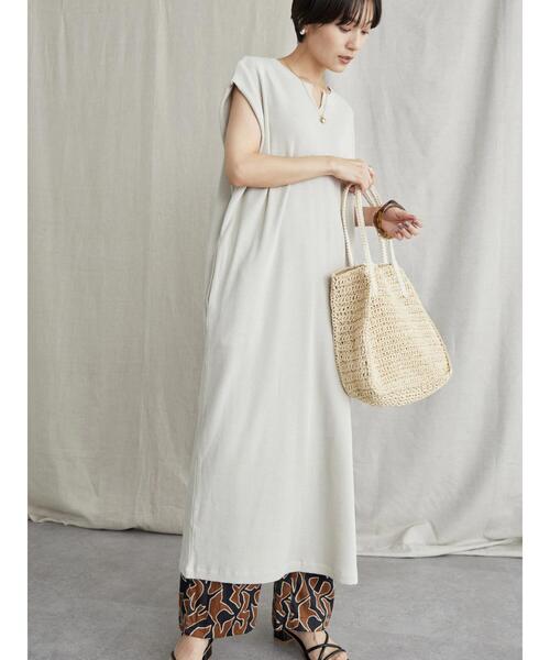 trefle+1 ワッフルワンピース 【完売品】 セール】スキッパーワッフルワンピース（ワンピース）｜AMERICAN