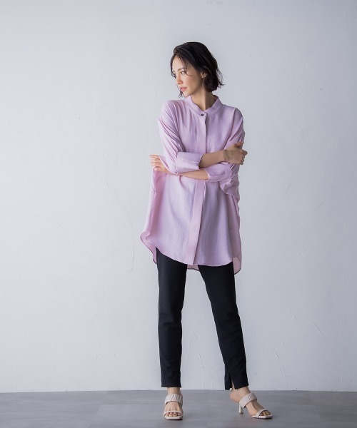 LAUTREAMONT(ロートレアモン)の「【WEB別注】ONOPOLYレギンスパンツ(スラックス・レディース・ブラック/カーキ・7号/9号/11号)」の9枚目の写真