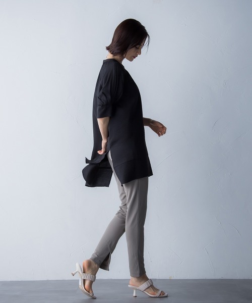 LAUTREAMONT(ロートレアモン)の「【WEB別注】ONOPOLYレギンスパンツ(スラックス・レディース・ブラック/カーキ・7号/9号/11号)」の22枚目の写真