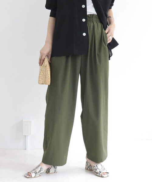 fredy repit(フレディレピ)の「【WEB限定】ドロストボリュームパンツ(その他パンツ・レディース・ブラック/カーキ/ピンク・38)」の3枚目の写真