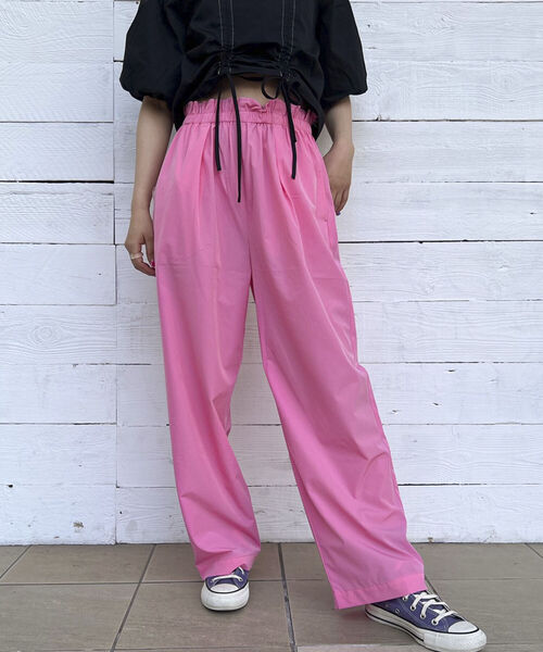 fredy repit(フレディレピ)の「【WEB限定】ドロストボリュームパンツ(その他パンツ・レディース・ブラック/カーキ/ピンク・38)」の19枚目の写真