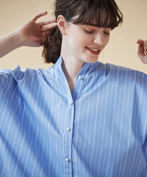 le.coeur blanc（ルクールブラン）の「パールボタンドルマンシャツ（シャツ/ブラウス・レディース・ホワイト系その他/ブルー系その他3/ブルー系その他4・38）」の16枚目の写真