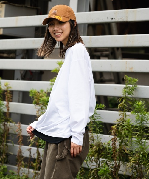 Blue Standard （ブルースタンダード）の「【BLUE STANDARD/ブルースタンダード】ZEROSTAIN ゼロステイン 汗染みの目立ちにくいTシャツ UVカット　撥水性　ビッグシルエット　フェイクレイヤードロンT（Tシャツ/カットソー・メンズ・ホワイト/ブラック/ベージュ/オリーブ/ブルー/ダークブルー・MEDIUM/LARGE/X-LARGE）」の11枚目の写真