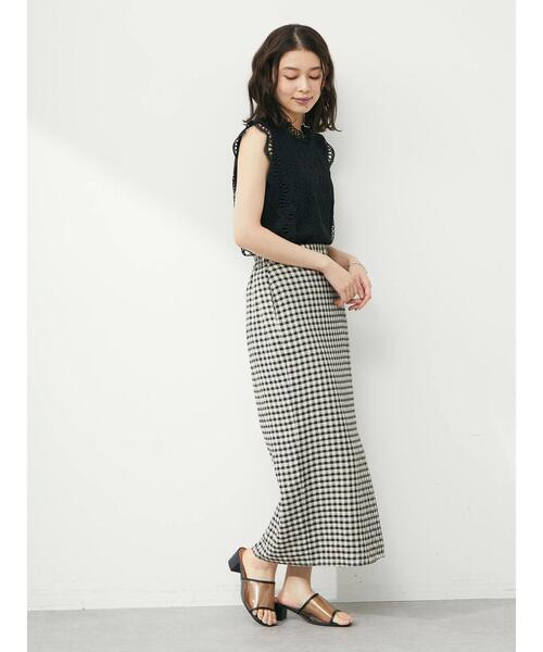 Petit fleur(プチフルール)の「・Petit Fleur 総レースノースリプルオーバー(シャツ/ブラウス・レディース・ブラック/オフホワイト/ブルー/アイボリー・FREE)」の19枚目の写真