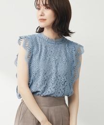 Petit fleur | ・Petit Fleur 総レースノースリプルオーバー(シャツ/ブラウス)