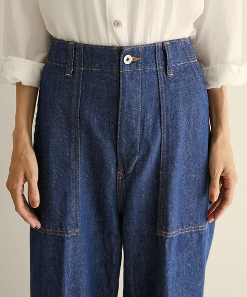 AMERICANA（アメリカーナ）の「【Americana for SALON】[ご好評につき追加決定！]別注ユーティリティーパンツ（デニムパンツ・レディース・ブルー系その他4・S/M）」の12枚目の写真