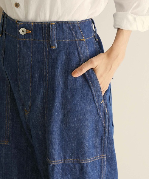 AMERICANA（アメリカーナ）の「【Americana for SALON】[ご好評につき追加決定！]別注ユーティリティーパンツ（デニムパンツ・レディース・ブルー系その他4・S/M）」の11枚目の写真