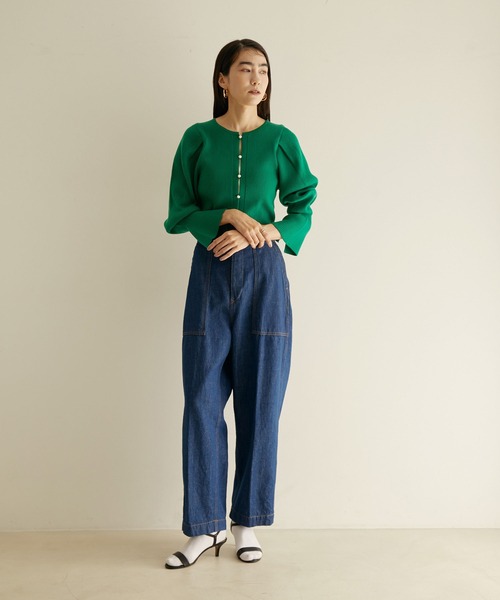 AMERICANA（アメリカーナ）の「【Americana for SALON】[ご好評につき追加決定！]別注ユーティリティーパンツ（デニムパンツ・レディース・ブルー系その他4・S/M）」の15枚目の写真