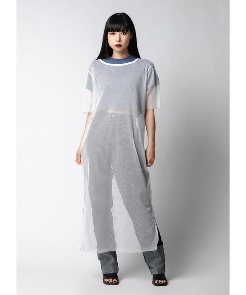 Adoon plain(アドーンプレーン)の「【インナー付き】メッシュワンピース(ワンピース・レディース・ホワイト/ブラック・MEDIUM/LARGE)」の21枚目の写真