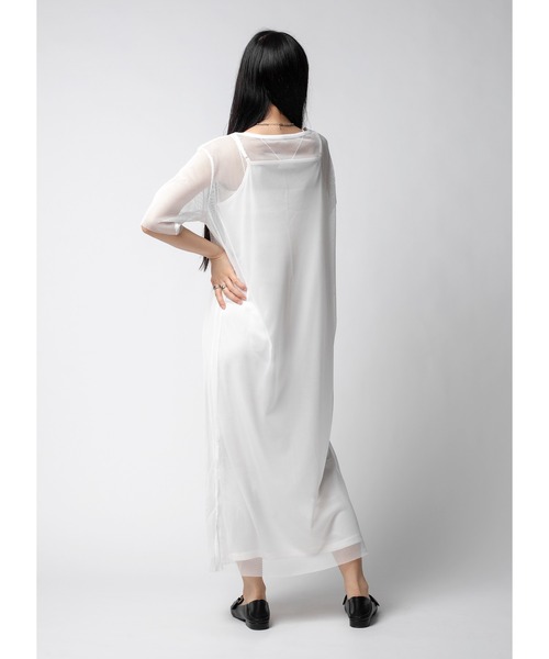 Adoon plain(アドーンプレーン)の「【インナー付き】メッシュワンピース(ワンピース・レディース・ホワイト/ブラック・MEDIUM/LARGE)」の20枚目の写真