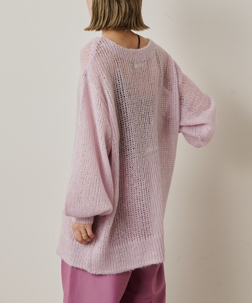 Omekashi（オメカシ）の「シアーモヘヤニット（ニット/セーター）」 - WEAR