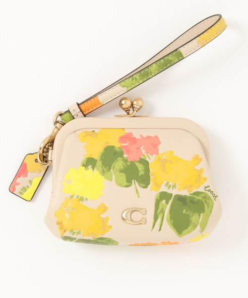 COACH（コーチ）の「キスロック コイン パース・フローラル プリント