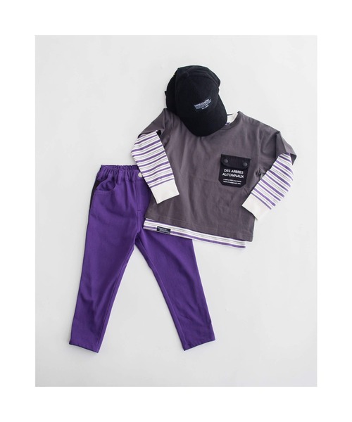 BeBe(ベベ)の「BeBe/ストレッチ ツイル サイド テープ パンツ (90~150cm)(チノパンツ・キッズ・ブラック/パープル・90/140/110/100/130/120/150)」の20枚目の写真