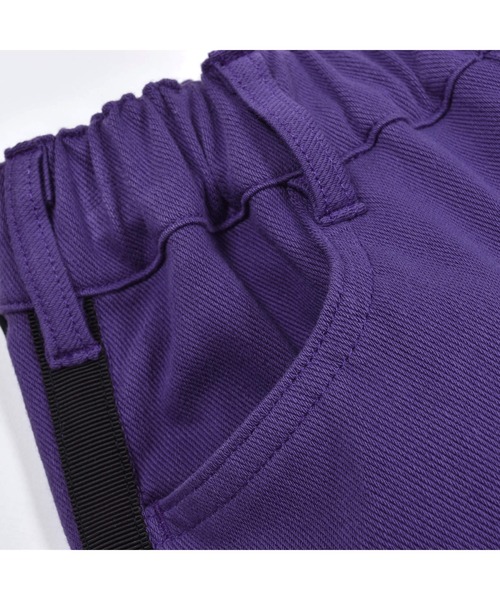 BeBe(ベベ)の「BeBe/ストレッチ ツイル サイド テープ パンツ (90~150cm)(チノパンツ・キッズ・ブラック/パープル・90/140/110/100/130/120/150)」の14枚目の写真