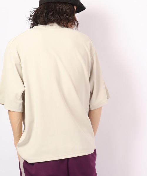 Bling Leads(ブリングリーズ)の「Bling Leads 半袖 梨地クルーネックTee(Tシャツ/カットソー・メンズ・ホワイト/ライトグレー/ブラック/チャコール/グレイッシュベージュ・M/L)」の21枚目の写真