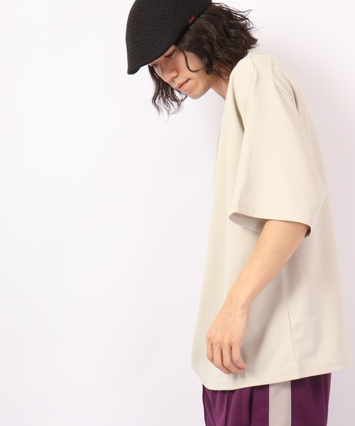 Bling Leads(ブリングリーズ)の「Bling Leads 半袖 梨地クルーネックTee(Tシャツ/カットソー・メンズ・ホワイト/ライトグレー/ブラック/チャコール/グレイッシュベージュ・M/L)」の20枚目の写真