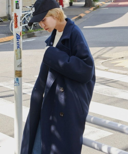 Auntie Rosa Holiday（アンティローザホリデー）の「スタンドカラー3WAYロングコート / サイズ展開あり（ステンカラーコート・レディース・アイボリー/ブラック/ネイビー/カーキ・MEDIUM/SMALL）」の13枚目の写真